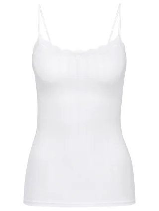 CALIDA - DAMEN Spaghetti-Top weiss - Gr. - XS