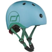 Scoot and Ride Kinderhelm Helm XXS, Steel Blau Babyhelm