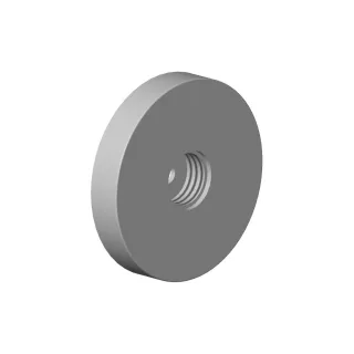 Dornbracht Rosette M16 x 1,5 Ersatzteile 082789500 D. 55 x 9,5 mm Weiß matt 082789500-10