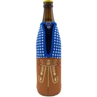 Hofbräuhaus München Kühlmanschette HB Bierkühler Lederhose, Hält kühl durch Neopren