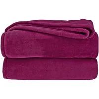 Wohndecke Premium Super Soft Flanell Kuscheldecke Sofadecke, heimtexland, super weich und flauschig, Allergiker geeignet, atmungsaktiv