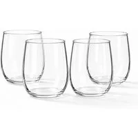 Zoha Glas Trinkgläser Set, Wasserglas BPA-frei, Wasser & Saft, spülmaschinenfest, 8-tlg., 4-teilig, 8-teilig, 12-teilig