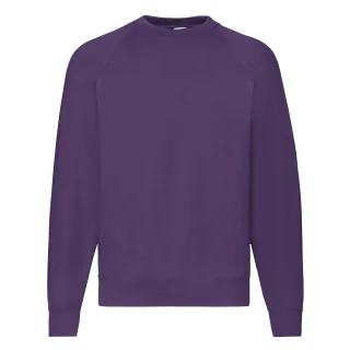 Fruit of the Loom - "Classic" Sweatshirt für Herren Raglanärmel (Violett)