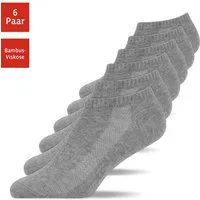 SNOCKS Sneakersocken Kurze Sneaker Socken für Herren & Damen (6-Paar) aus atmungsaktiver Naturfaser