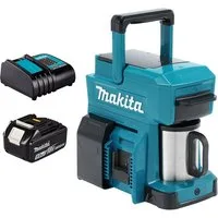 Makita Reisekaffeemaschine DCM501, mit Akku 5 Ah und Ladegerät DC18SD