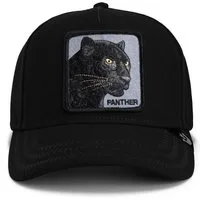 GOORIN Bros. Trucker Cap Goorin Bros. Panther Field 100 - Full Trucker Cap Black (Basecap, Meshcap, Trucker Kappe)