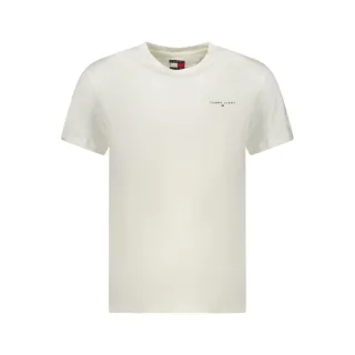 Tommy Hilfiger Weißes Baumwoll-Herren-T-Shirt