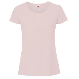 Fruit Of The Loom Damen/Damen Ringspun Premium T-Shirt (Powder Rose)
