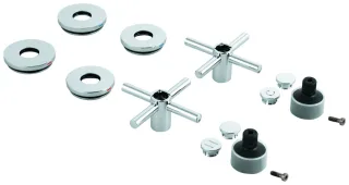 GROHE Kreuzgriff Atrio 48406 2 STK chrom , 48406000 48406000