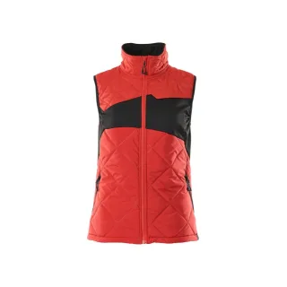 MASCOT Damen Thermoweste Verkehrsrot / Schwarz L - 18075-318-20209-L