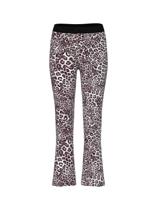 Marc Cain Sports - Leggings SOFIA mit Leo Print rhododendron - Gr. - 38