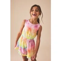 Next Playsuit Rückenfreier Playsuit mit Rüschensaum (1-tlg)