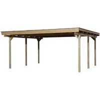 weka Doppelcarport 616, BxT: 500x500 cm, 225 cm Einfahrtshöhe
