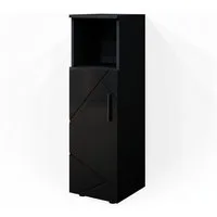Vicco Midischrank Irma, Anthrazit Hochglanz, 30 x 95 cm (1-St)