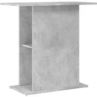 vidaXL Aquariumunterschrank Aquariumständer Betongrau 75x36x72,5 cm Holzwerkstoff