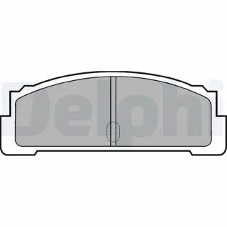 Delphi Bremsbel?ge hinten Fiat 124 125 132 850 X Lancia Beta Seat 132