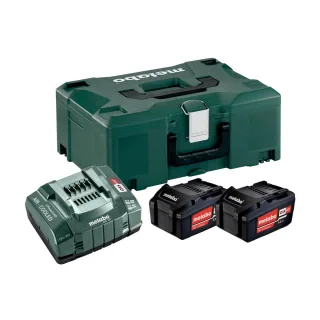 Metabo Basis-Set 2 x 5.2 Ah + metaBOX 145 - 685065000
