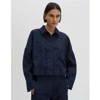 someday Jeansblazer aus BCI Cotton Mix Loose Fit Elastische Qualität für hohen Tragekomfort