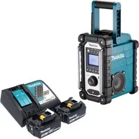 Makita DMR 116 RF 14,4 - 18 V AM FM AUX + 2x Akku 3,0 Ah + Ladegerät Baustellenradio