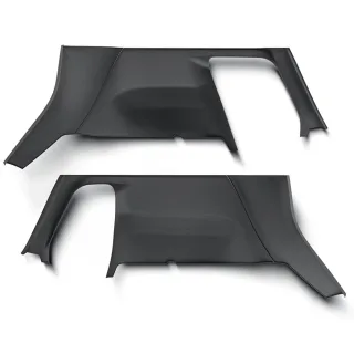 Rear Trunk Side Anti-Kick Pad Full Coverage Protection Kit Car Anti-dirty Pad Black for Tesla Model Y 2025