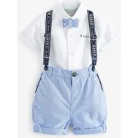 Baker by Ted Baker Hemd & Hose Baker by Ted Baker Hemd, Chinoshorts & Hosenträger (3-tlg)