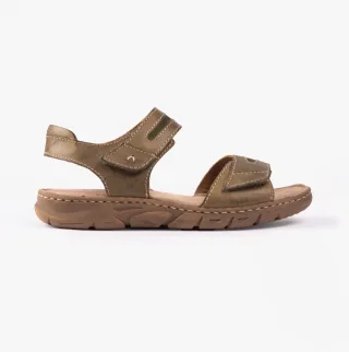 BRENDA 08 Damenschuhe Sandalen Khaki