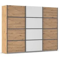 OTTO home Kleiderschrank Mehrzweckschrank Aktenschrank Möbel Mietswohnung Schlafzimmer AVOLA (3 verschiedene Ausstattungen BASIC/CLASSIC/PREMIUM (inkl. SOFT-CLOSE) mit eleganten Zierleisten in Chrom, Schwarz oder Weiß MADE IN GERMANY