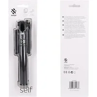 swipe Swipe Wireless Selfie Stick mit bis zu 80cm Reichweite in schwarz Handstativ