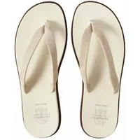 BRUNELLO CUCINELLI Sandalen Flip-Flops aus Veloursleder und Leder Sandale Weiche Veloursleder-Riemen und gepolstertes Lederfußbett