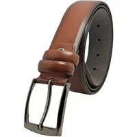 GENUINE LEATHER COMPANY EDS Ledergürtel Kunstleder Gürtel Herren 3.4cm Breite,Klassisch 6 verschiedenen Längen