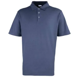 Premier - Poloshirt Mit Stollen für Herren (Marineblau)