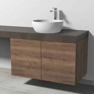 Sanipa Waschtischunterbau mit Türen 2morrow (P2364) 510x900x520 Eiche-Tabak, P236450 P236450