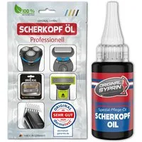 Original Syprin Feinmechaniköl Scherkopf Öl für Haarschneidemaschinen Haarschneider Rasierer Trimmer, 30 ml, (Scherkopf Öl, 1-St., für Haarschneidemaschinen Haarschneider Rasierer Trimmer)