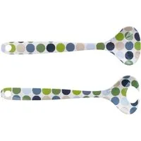 Overbeck And Friends Salatbesteck Niki (Melamin, 2-tlg., ca. 26,5 x 7,3 x 2,2 cm), Servierbesteck, langlebig, leicht, robust