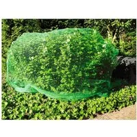 BURI Schutznetz Vogelschutznetz 5x4m grün Teichnetz Laubschutznetz Pflanzenschutznetz