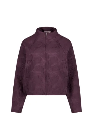 Studio Anneloes - Mels bomber jacket aubergine - Gr. - M