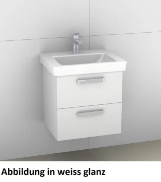 Artiqua 414 Waschtischunterschrank für Subway 2.0 7113F6 Quarzgrau Matt Select, 414-WU2L-V60-7163-17 414-WU2L-V60-7163-173