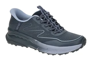 Skechers 180157/NVY Damen Slipper Navy Synthetik Textil Air Cooled Memory Foam