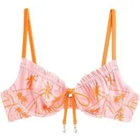 Rockett St George Bügel-Bikini-Top Rockett St George Bikinioberteil mit Raffung (1-St)