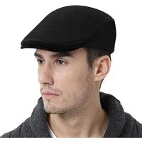 Zaewry Flat Cap Schirmmütze Herren Schiebermütze Driving Cabbie