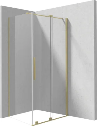 Neuesbad Duschkabine, Gold gebürstet, 140x70 NB1DEKTJR34R1 + NB1DEKTJR37P1 NB1DEKPNRP14S071