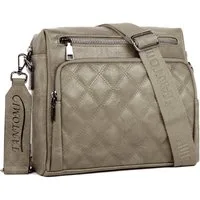 TANTOMI Umhängetasche Damen Schultertasche Mittelgroß, Crossbody Bag mit Mehreren Fächern, Damen Handtasche Leicht Henkeltasche Schultertasche