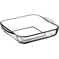 Pasabahce Auflaufform rechteckig 1950cc ohne Deckel, eckig aus Glas 22 x 6 x 25,5 cm