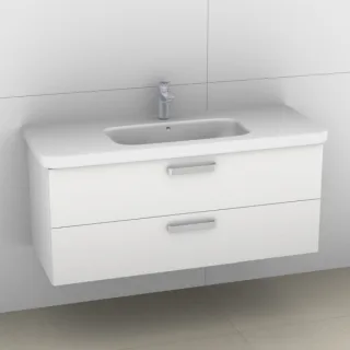 Artiqua 411 Waschtischunterschrank für DuraStyle 232012 Weiß Glanz, 411-WU2L-D47-7050-68 411-WU2L-D47-7050-68