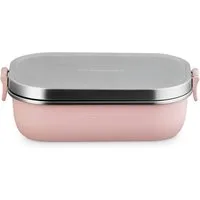 LE CREUSET Lunchbox On The Go Lunchbox shell pink 900ml, Edelstahl