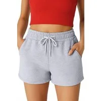ROSS CAMP Sweatshorts Kurze Hose Damen Shorts Lycra