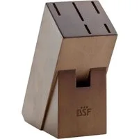 BSF Messerblock BSF Chicago Messerblock, leer, 6 Braun platz für 5 Messern Birkenholz (1tlg)