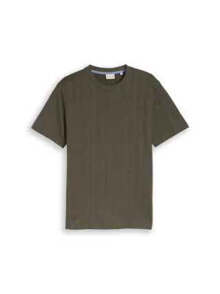 Tom Tailor - T-Shirt aus Baumwolle deep leaf green - Gr. - L