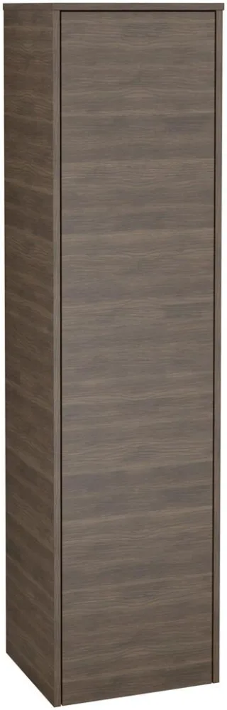 CLEAR Hochschrank Anschlag rechts Glossy Grey C54901FP