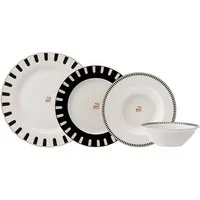 Karaca Geschirr-Set 50. Jahre Signaturkollektion Korea 24 tlg. Tafelservice, 6 Personen